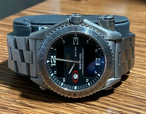 breitling professional emergency ii|breitling blackwater watch for sale.